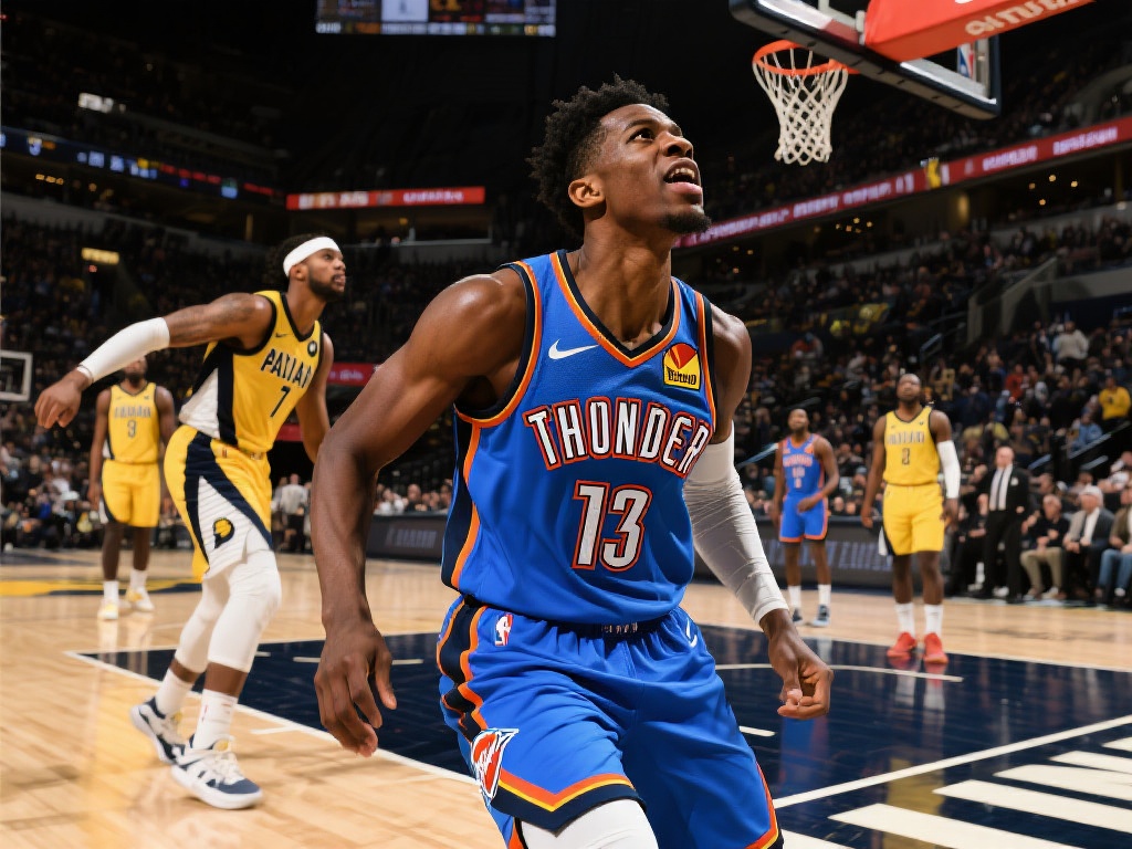 雷霆激战步行者：西亚卡姆总决赛亮眼表现集锦