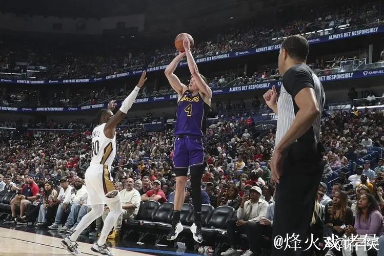 老詹关键三分克内克特27分 湖人险胜鹈鹕5连胜